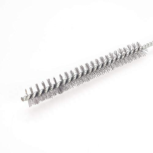 Utoolmart Steel Wire Cleaning Brush, Spiral Power Tube Brush, Steel Wire Tube Brush Cleaning Tool, Tube Bottle Brush, 0.6-inch Diameter 12-inch Length, 5pcs - color: 5pcs, size: 1.5cm