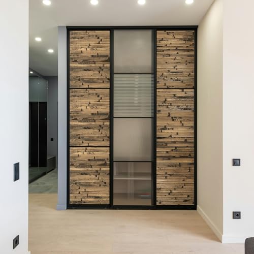 Art3d 48 x 96 in Pole Wrap Natural Bamboo Wall Panel, 2-Pack, Dark Burned - color: Dark Burned, size: 2-48 inches x 96 inches