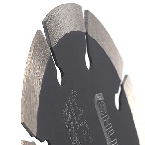 4-1/2" Diamond Saw Blade, Diamond Blade for Porcelain, Ceramic, Tile - size: 4-1/2" (115mm) Stone