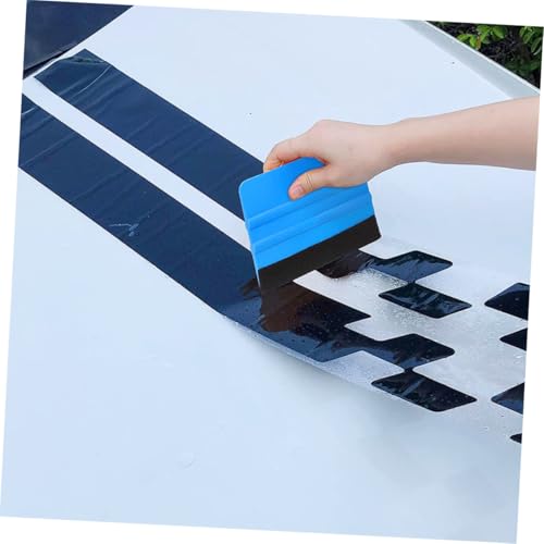Holibanna Wallpaper Smoothing Tool Kit Peel and Stick Wallpaper Squeegee Set with Scraper Tape Measure Carving Cutter and 5 Refills for Installation and Car Film
