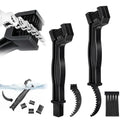 2 Set Bike Motorcycle Chain Cleaning Tool Set 2 Pack Detachable Motorcycle Chain Brush Washer with Scrubbing Brush Reusable Cleaning Kit for Bicycle, Mtb, Road Bike Maintenance