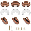 Surf Turtle 3 Pack Center Mount Drawer Replacement Slides - style: 3 Pack/With Metal Brackets