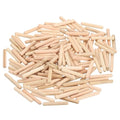 uxcell 100Pcs 3/16" x1-3/8 Wooden Dowel Pins,Grooved Fluted Pin - size: 3/16" x 1-3/8"