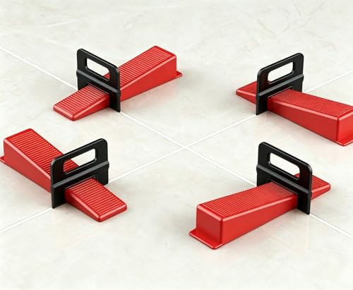 2000 Pcs Tile Leveling System Base Refill Pack, 1/16‘’ Tile Spacer, Suitable for Most Tile Grouting Applications, Easy to Install and Remove - color: 2000 Pcs, size: 1/16"