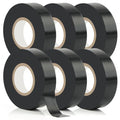6 Pack Black Electrical Tape, 66 Ft Waterproof Electric Tape Black