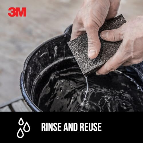 3M Drywall Sanding Sponge,Fine/Medium Grits,Dual Grit Block,Medium Grit to Remove,Fine-Grit to Smooth,Ideal for Sanding and Smoothing of Joint Compounds,2-5/8 in x 3-3/4 in (9095DC-NA),(Pack of 2) - size: 4-7/8 in x 2-7/8 in (Pack of 2), style: Fine/Mediu