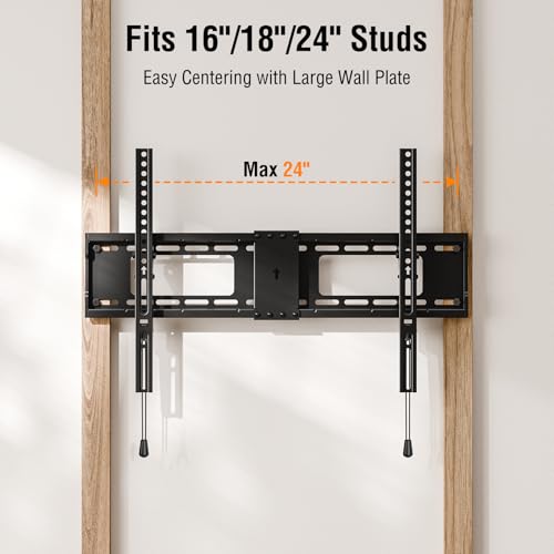 Tilting TV Wall Mount Heavy Duty for Most 37-85 Inch TVs Up to 132 lbs (Pack of 2) - size: TV 37-85", Low Profile (Pack of 2)