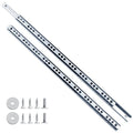 Uenhoy 1 Pair Drawer Slides 13.46" Two Way Slide Track Rail - size: 13.46"-1pair