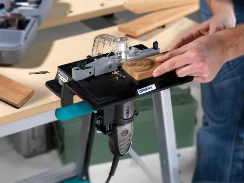 Dremel 231 Portable Rotary Tool Shaper and Router Table - Woodworking Attachment - Perfect for Sanding, Shaping, and Trimming Edges, Rotary Tool Accessories