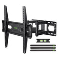 USX MOUNT TV Wall Mount for 32-74 inch Flat Screen/LED/4K up to 110lbs, Full Motion TV Mount Bracket with Swivel & Tilt Articulating Dual Arms, Max VESA 400x400mm, Fits 12/16" Wood Studs - size: 32-74inch