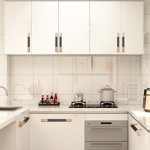 30 Pack 3 Inch 76 mm Bronze and Black Knurled Cabinet Handles Cabinet Pulls Aluminum Handles Knurled Drawer Pulls Oxidation Finish with Diamond Pattern - color: Bronze and Black, size: 3 Inch