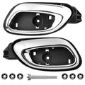 2Pcs Interior Door Handle for Chevrolet Chevy Camaro 2010 2011 2012 2013 2014 2015,for Front Door Left & Right Side Replaces 20955311 20955302, Chrome