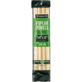 Round Wooden Dowel Rod 3/4" x 12" (4-Pack) - size: 3/4" x 12"