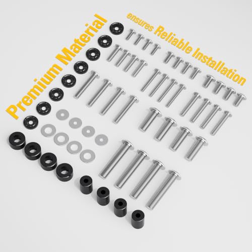 Mounting Dream TV Mounting Hardware TV Mount Screws Kit Comes with M4, M5, M6, M8 Screws, Includes Spacers and Washers, Fits Any TVs Up to 82 Inch, Works with Any Wall Mount MD5754