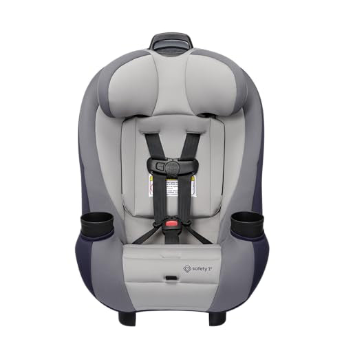 Safety 1st Ellaris 3-in-1 Convertible Car Seat, Slim Fit Design, Rear & Forward-Facing, 5-Position Headrest, Travel-Friendly with Machine-Washable Seat Pad, London Blue - color: London Blue