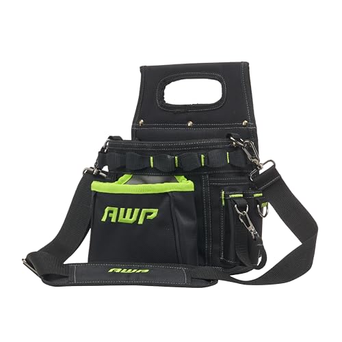 AWP Tool Pouch, Electrician Tool Pouch, Premium, Professional Multi-Pocket Organizer - size: 1 Pack, style: Portable Tool Box