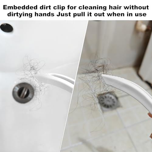 Stiff Bristle Brush - Hard Bristle Crevice Cleaning Brush Tools for Household, Kitchen, Bathroom, Window, Toilet, Corners, Multi Purpose Hard Bristle Brushes for Deep Cleaning Gap(2 pcs)