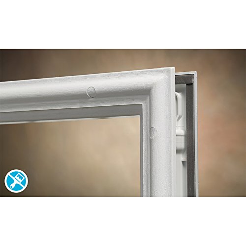 Western Reflections Laurel Door Glass - 24" x 38" Frame Kit, Nickel Caming