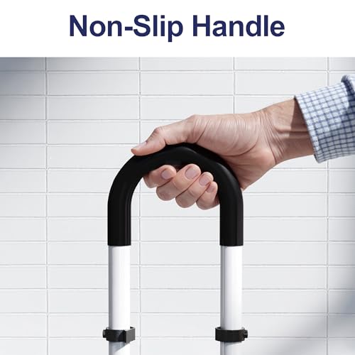 Adjustable Bathtub Handle Grab Bar, Bathtub Safety Rail & Shower Grab Bars