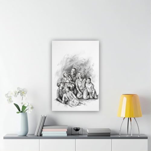 Sketch Style Turn Photo Into Personalized Canvas Art - color: Sketch