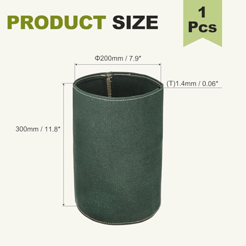 Duct Connector (8") - Flexible Canvas Female Fit Air Duct Vibration Noise Reducing Ducting Coupler Pipe Fitting Coupling for HVAC Ventilation Exhaust Fan Vent Systems, Green - size: 8 Inch