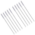 WAFJAMF 10 Pcs Straw Brush Set Nylon Pipe Tube Cleaner 173mm x 5mm Skinny - color: Strawbrush-10pcs