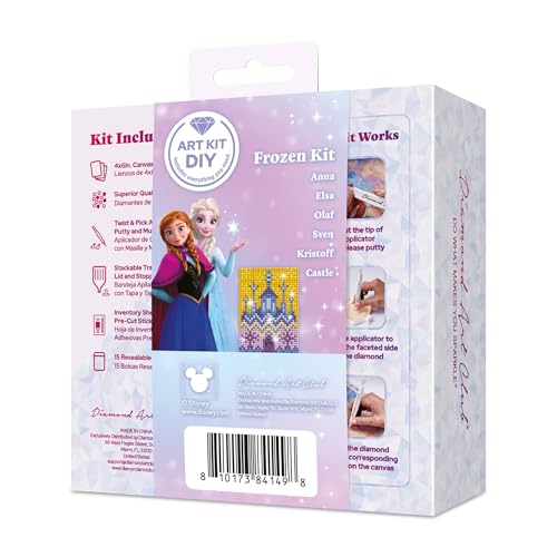 DIAMOND ART CLUB Mini Dazzles - Frozen Diamond Art Kits for Adults - color: Frozen