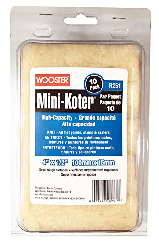 Wooster Brush RR377-4 1/2 Jumbo-Koter Pro/Doo-Z FTP 3/8" Nap Kit, 4 1/2",