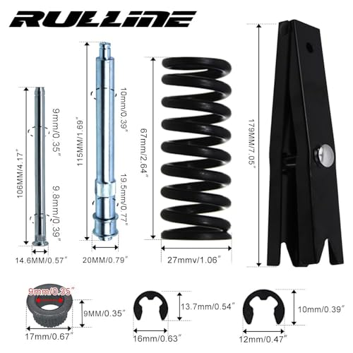 RULLINE Door Hinge Repair Kit Compatible with Chevy S10 with Spring Tool - size: For 94-04 Chevy 23pcs
