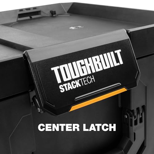 ToughBuilt StackTech Large Stackable Tool Box with Lock Points, IP65 Rated - size: Compact