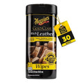 Meguiar's Gold Class Rich Leather Wipes, 30 Wipes