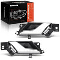 A-Premium Inside Interior Door Handles - Front or Rear Side | Compatible with Chevrolet Captiva Sport 2012-2015 & Saturn Vue 2008-2010, Chrome, Set of 2 - style: Left and Right