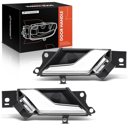 A-Premium Inside Interior Door Handles - Front or Rear Side | Compatible with Chevrolet Captiva Sport 2012-2015 & Saturn Vue 2008-2010, Chrome, Set of 2 - style: Left and Right