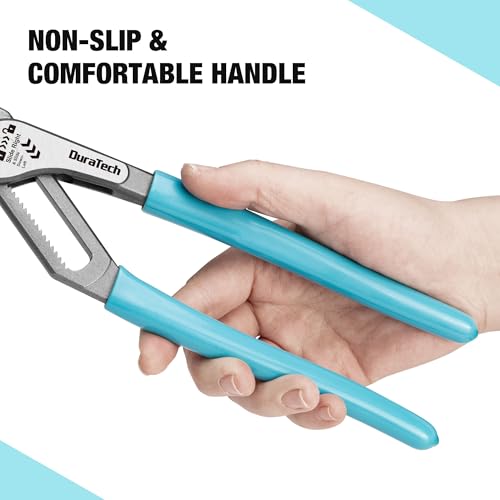 DURATECH 10-Inch Water Pump Pliers, Quick-Adjust Groove Joint Pliers - style: 10"
