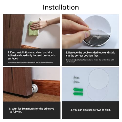 Strong Magnetic RV Door Holder, White, 2 Pack - color: White-S