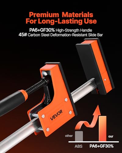 VEVOR 36" Parallel Bar Clamp Set, 1500 lbs Load Limit, 2-Pack - size: 36"(2 Pack), style: Heavy-Duty