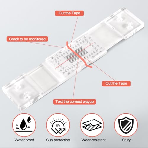 Standard Tell-Tale Crack Monitor Precision Crack Monitoring Gauge