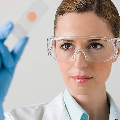 Cindy's Tape Safety Anti Fog Goggles 3-Pack - Over Eyeglasses, Dust/Chemical Splash Proof | ANSI Z87.1 Certified Wrap-Around Eye Protection for Lab, nurse, Construction