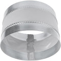 Repa Market 10" Inch Flexible Male Fit Duct Connector – Galvanized Steel Round Pipe Extender for Spiral Ducts – Vibration & Noise Reduction Coupler for HVAC Systems, Exhaust and Dryer Vent Connections - size: 10" Inch
