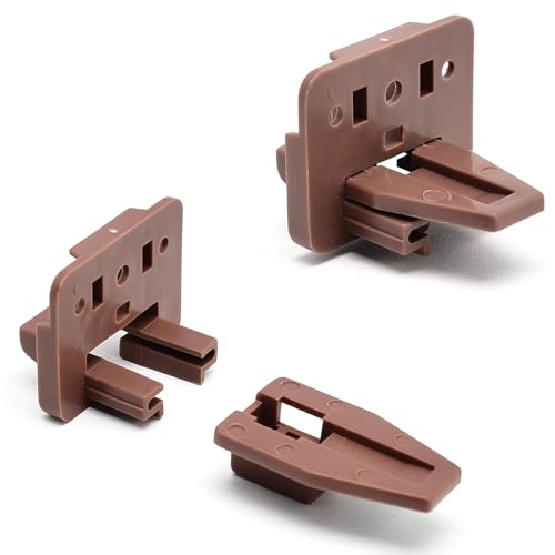 Surf Turtle 6Sets Center Mount Drawer Track Guide Glides Replacement Parts - style: 3 Pack/Classic
