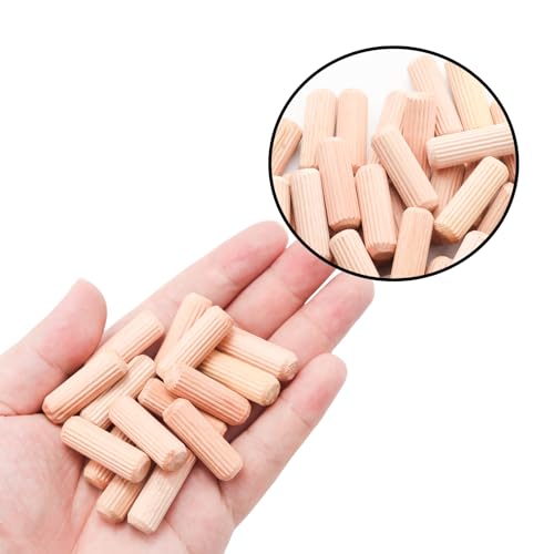 48Pcs 10mm x 30mm / 2/5 Inch x 1.18 Inch Wooden Dowel Pin - size: 10 x 30mm