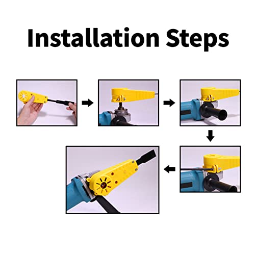 Electric Wood Chisel for Angle Grinder - Power Carving Tool Attachment Kit for Wood Carving and Woodworking, Power Tool Accessories