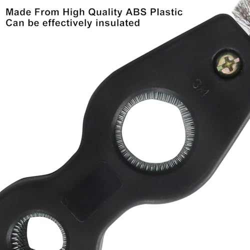 Hitefu 4-in-1 Copper Pipe Cleaner, Black - color: Black