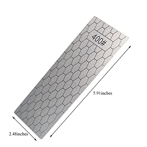5 Pieces Diamond Sharpening Stone Set,Diamond Lapping Plate Coarse/Medium/Fine Grit Sharpener,400/600/800/1000/1200 Grit - size: 400/600/800/1000/1200 Grit