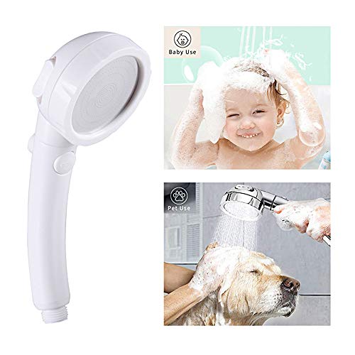 KAIYING RV & Camper High Pressure Handheld Shower Head with Pause Button - color: White