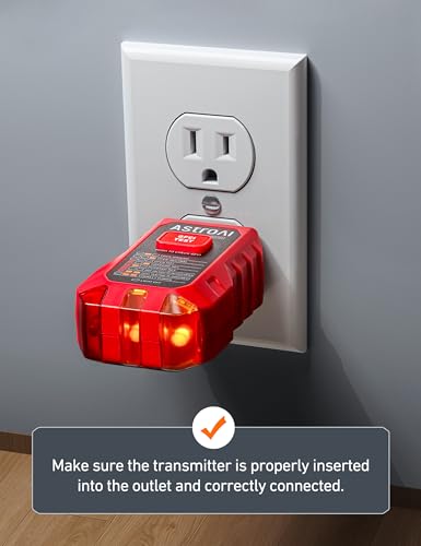 AstroAI Circuit Breaker Finder Tool with GFCI Outlet Tester for 90–120V AC