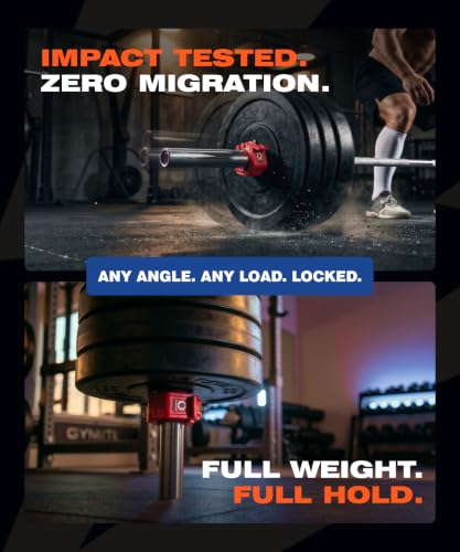 Lock-Jaw PRO 2 Barbell Collars/Clamps, 2"/50mm Olympic Bars - color: Black