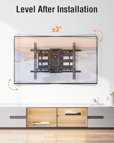 ELIVED Heavy Duty TV Mount for 50-110" TVs, Max VESA 800x600, 250 Lbs Load - size: TV 50-110", Slim Motion