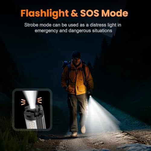 CAVN Rechargeable Camping Light with Tripod Stand - color: Black