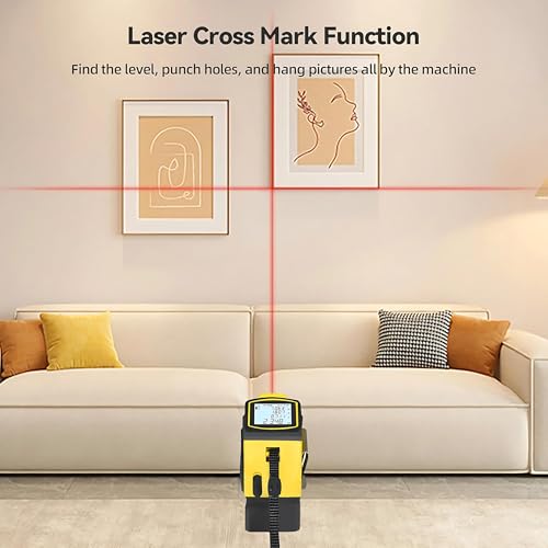 4-in-1 Digital Tape Measure with Laser, 16FT Measuring Tape, 328FT Laser